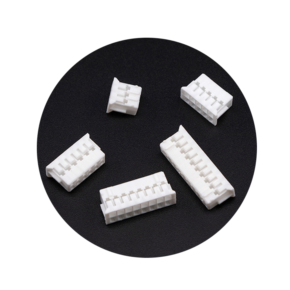 White Nylon Flame Retardant 2.0mm Pitch PHD2.0 Double Row Female