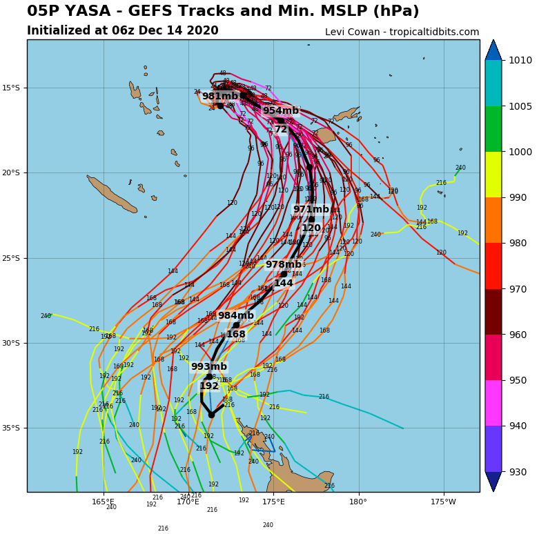 New Zealand Cyclone 2023 Cyclone Yasa Aims To New Zealand, Zazu Shifts From Fiji Southeastward » Mkweather