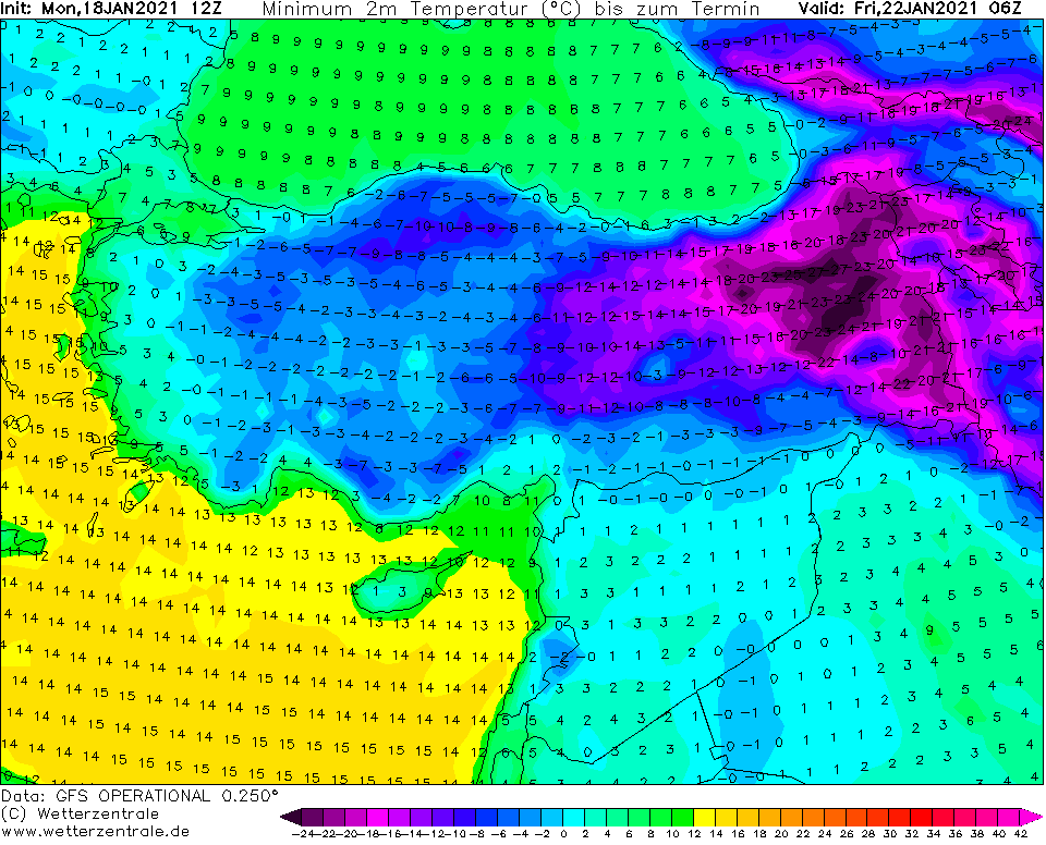 Kozani, Greece 19,3°C, snow in Istanbul and 30°C forecast for Turkey