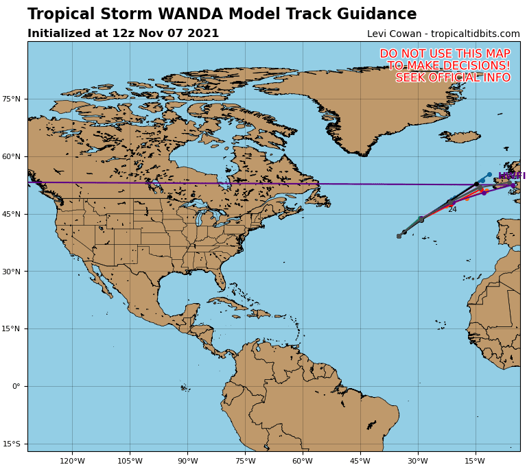 Tropical storm Wanda hits Ireland and the UK! 100 mm rainfall and 120