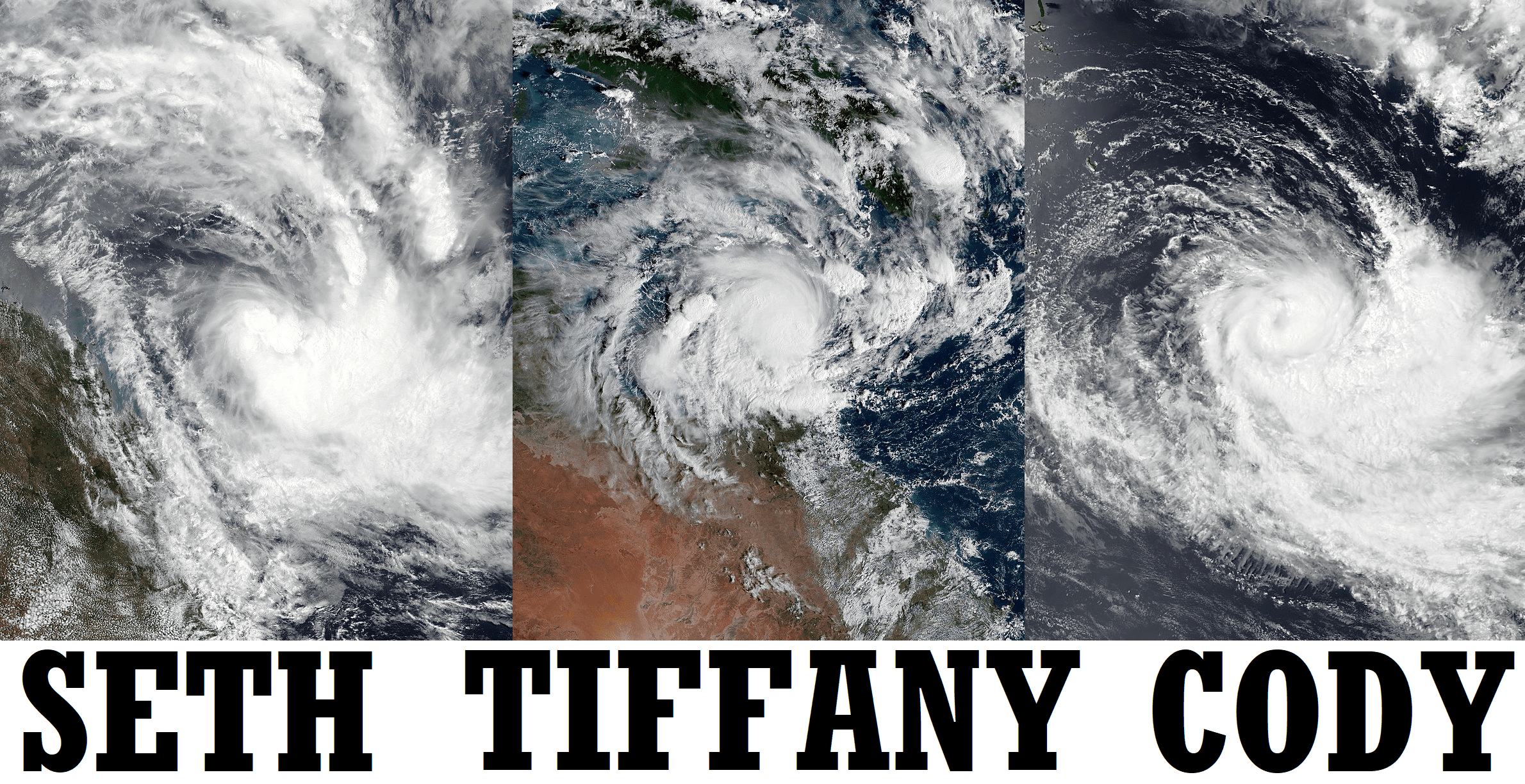 Trio Of Tropical Cyclones: Sett And Tiffany Hit Queensland And Northern Territory, Cody Is Shifting From Fiji Above New Zealand » Mkweather
