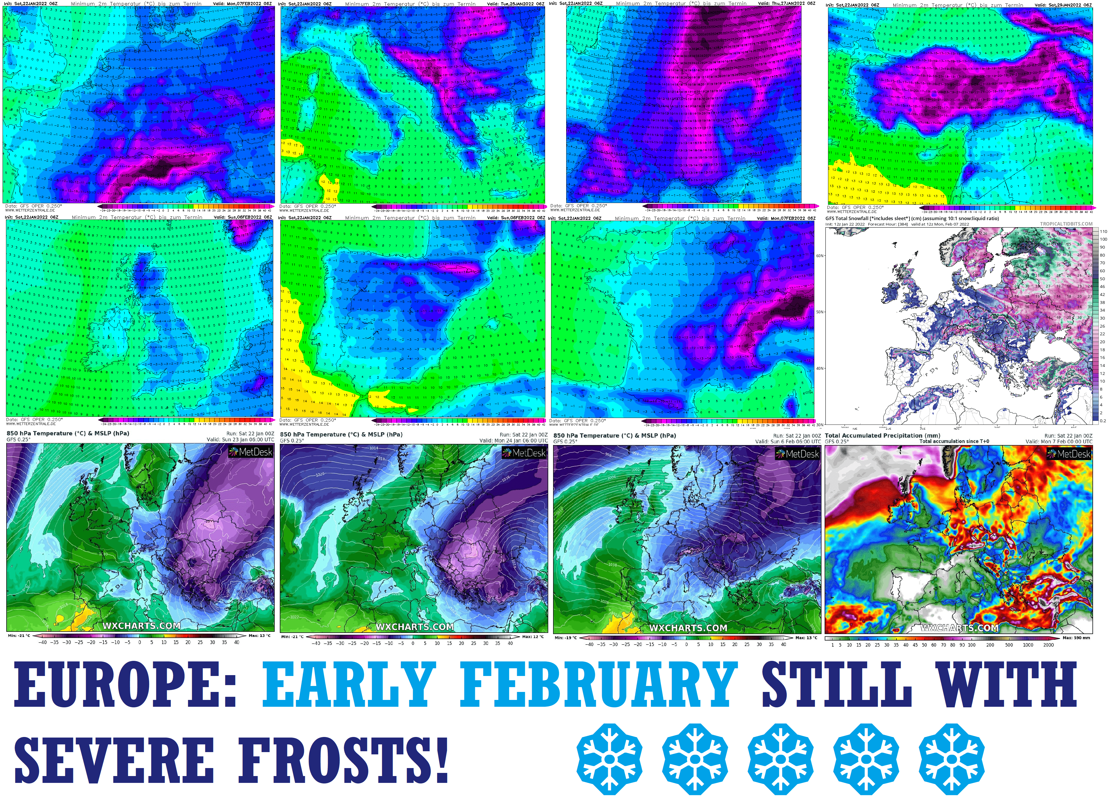 Weather Forecast For Summer 2023 A Big Forecast For Europe: Early February 2022 Still With Severe Frosts, For Early-Spring Weather We Should Be Waiting » Mkweather