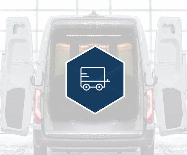 Trailer Shelving Pack MKW Commercial Vehicle Outfitters