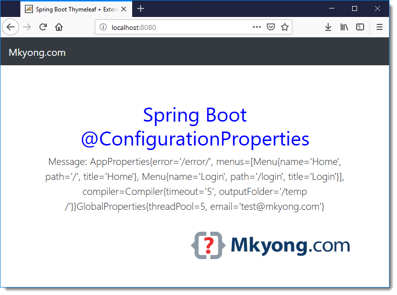 poticaj Harmoničan Peći propertysource spring boot example sisati
