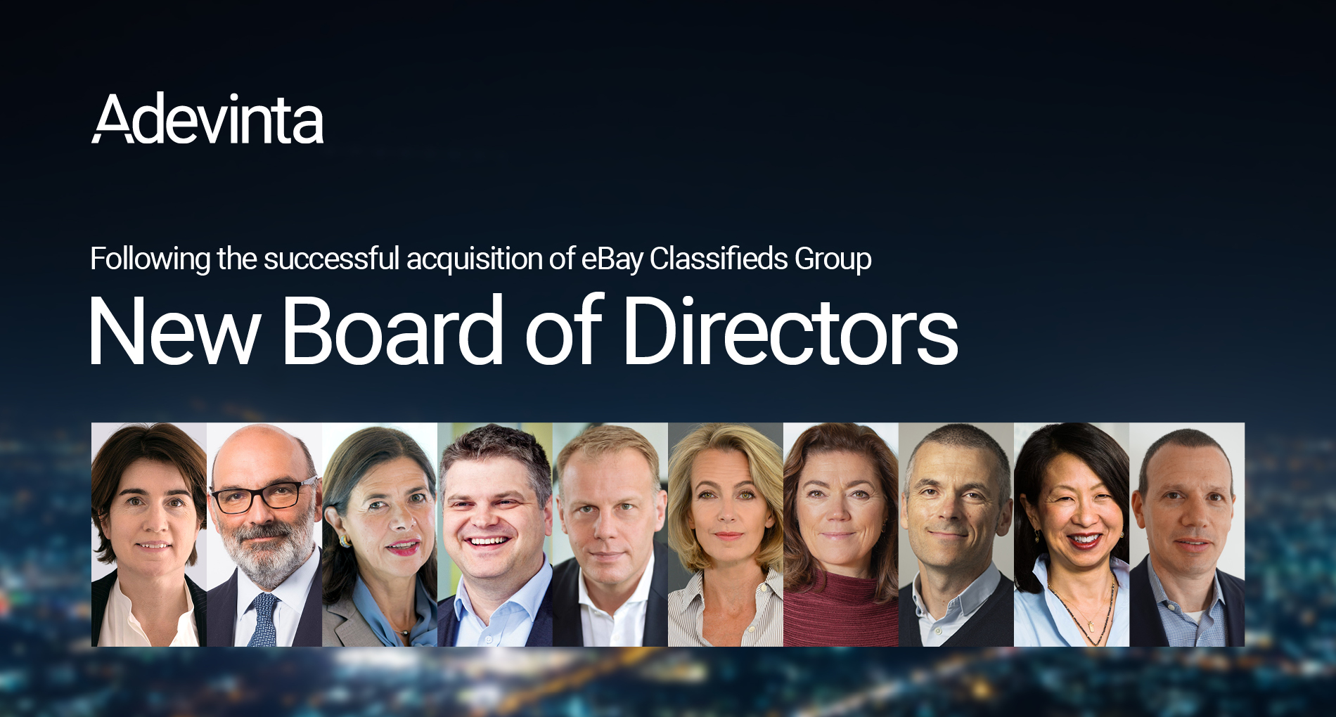 Adevinta announces the composition of its new Board, following the