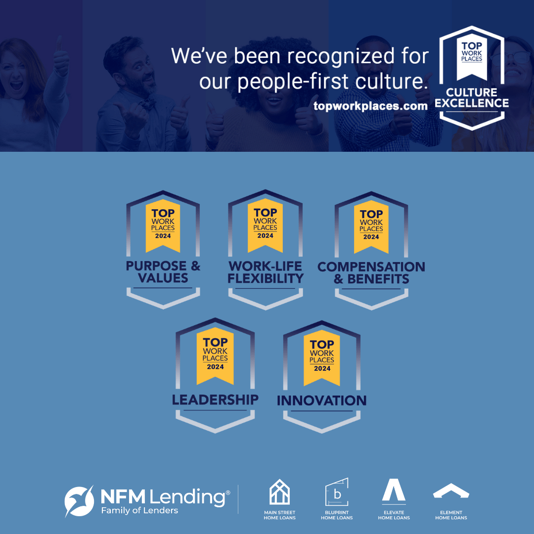 NFM Lending Wins 2024 Culture Excellence Awards from Top