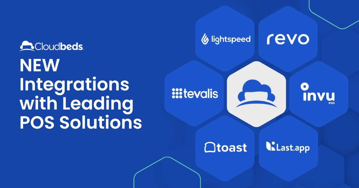 Cloudbeds Announces Integrations with Leading Point of