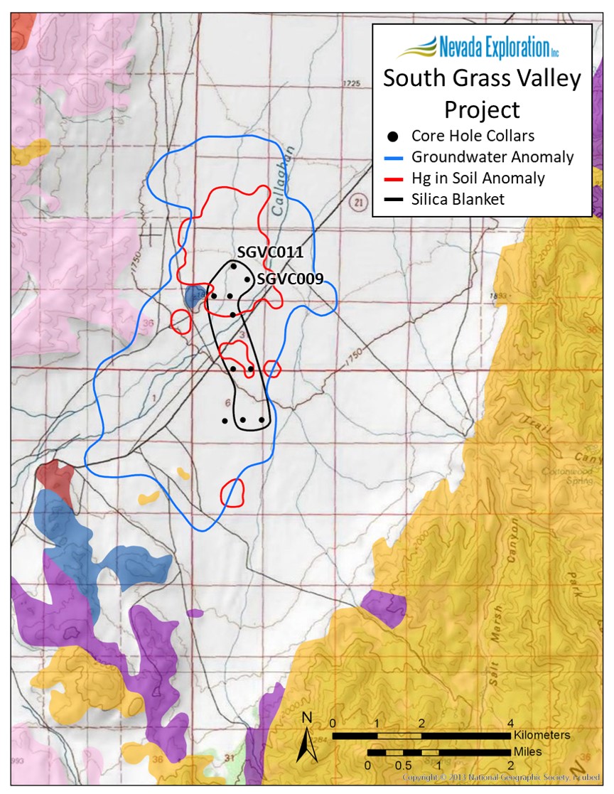 Nevada Exploration July 2019 Exploration Update, South Grass Valley