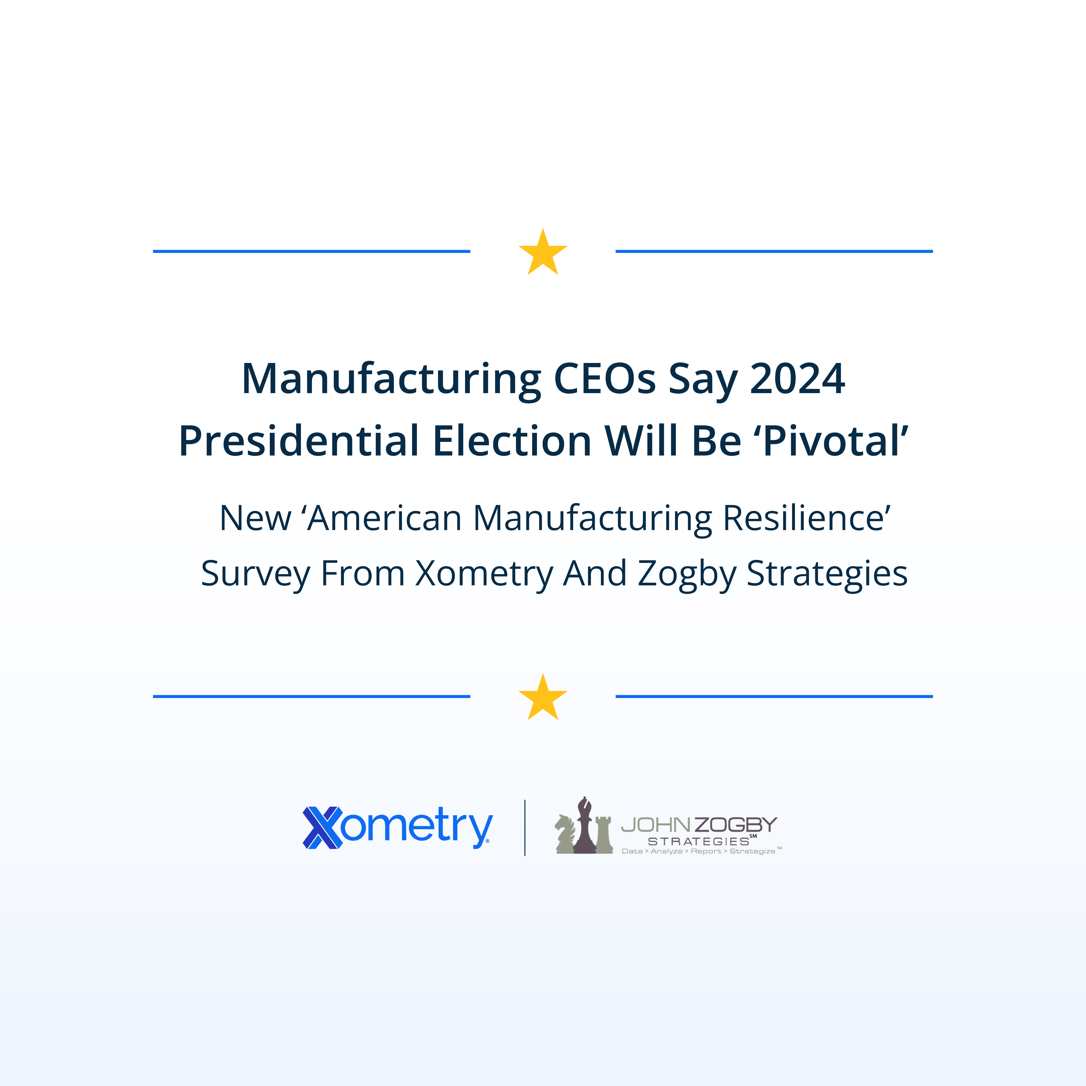 Manufacturing CEOs Say 2024 Presidential Election Will Be