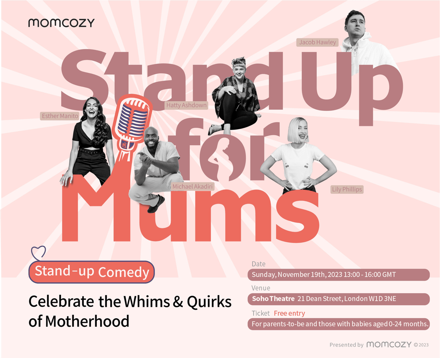 'Stand Up For Mums' Comedy Show to Rock Soho Theatre with
