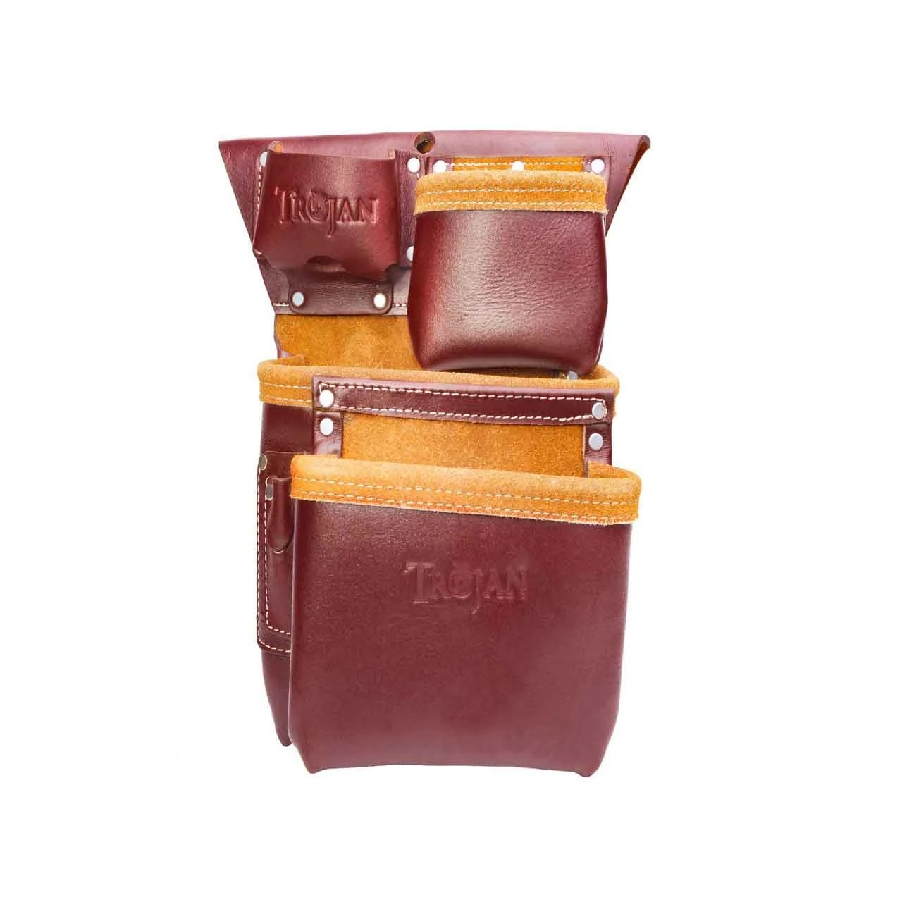 custom leather tool bags Leather Fastener Bag Trojan