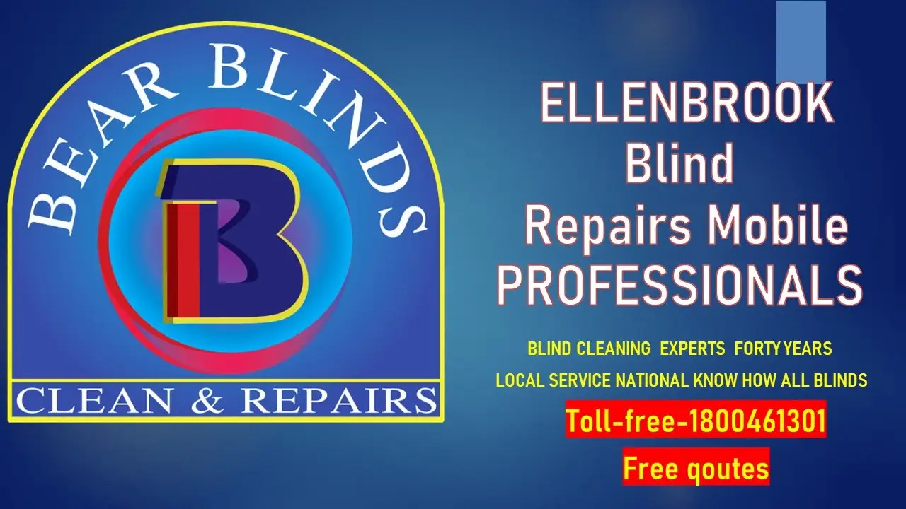 Ellenbrook blind cleaning repair Bear Blinds professionals 41 years local