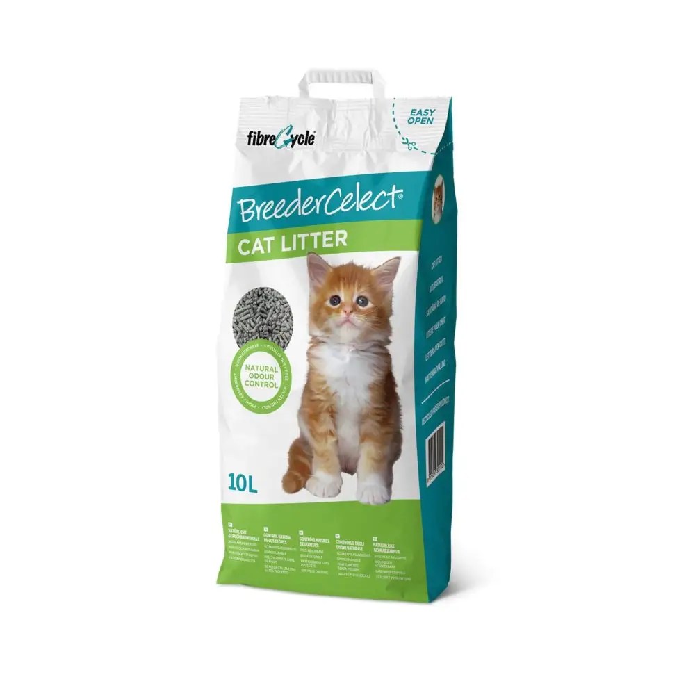 Breeder Celect Recycled Paper Cat Litter (3 Sizes) PetMall Singapore