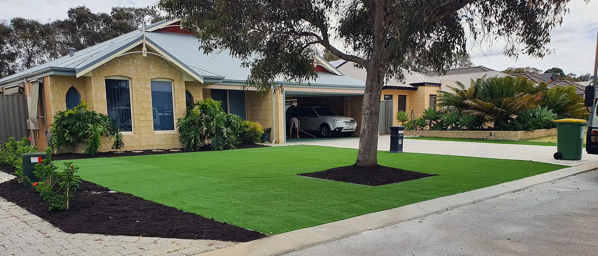 Complete Landscaping Solutions Limestone, Turf, Fencing, Paving
