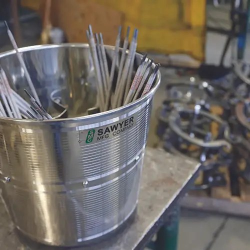 Welding Rod Bucket Welding Tools Sawyer Mfg Company
