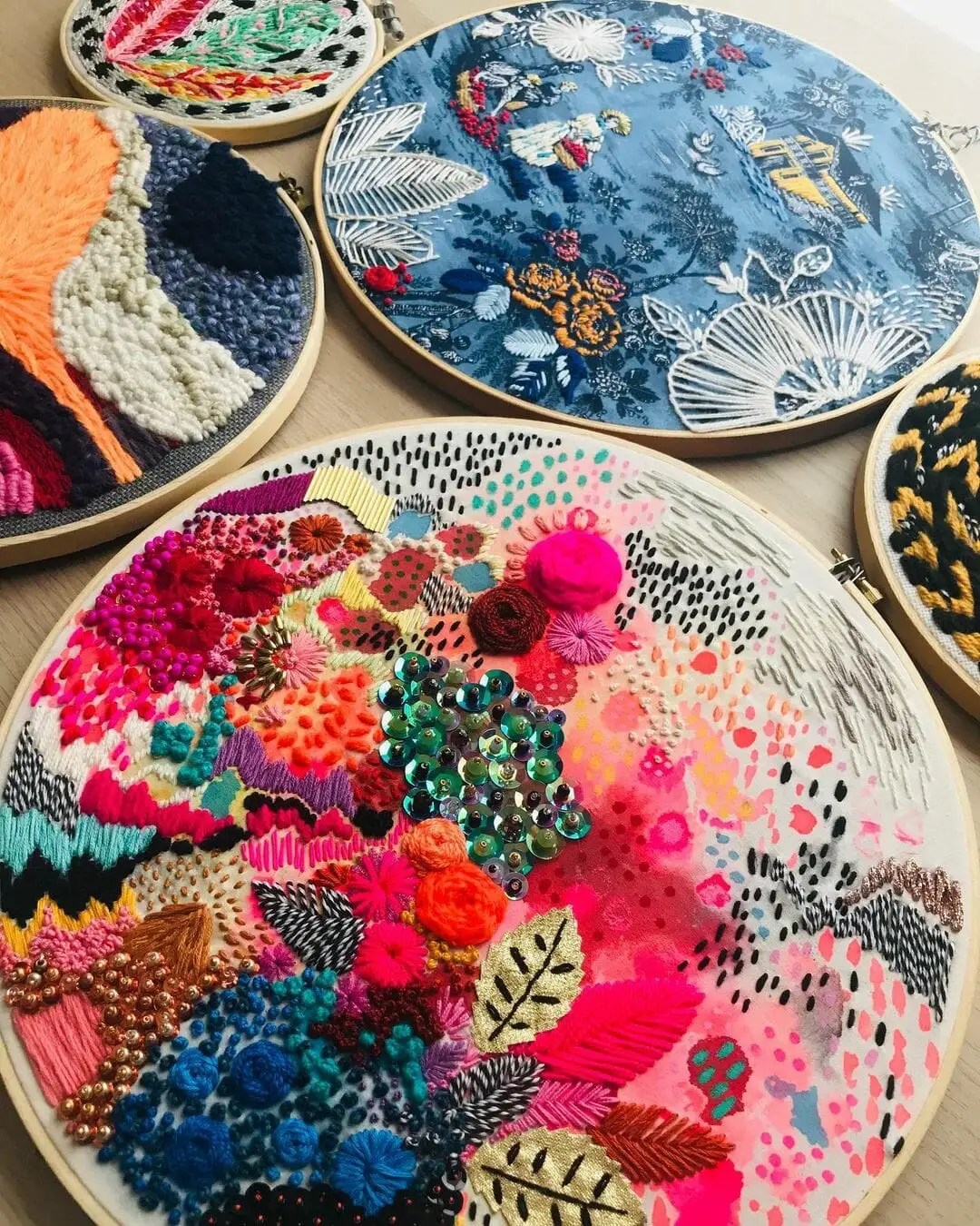 Abstract Embroidery by Daniela Cermenati Graphic and  Design Blog