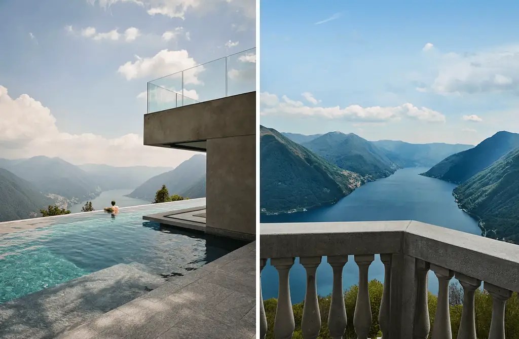 Spectacular Hilltop Design Estate, Lake Como, Italy Icon Private