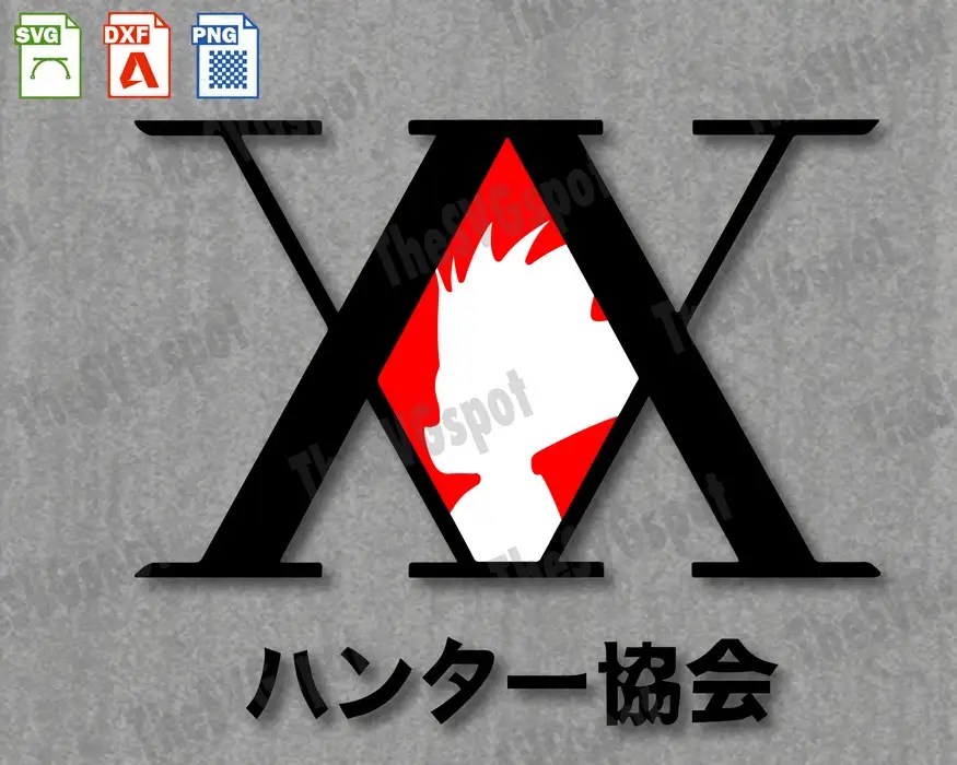 HUNTER x HUNTER (HunterHunter) Amime TV Show Logo SVG