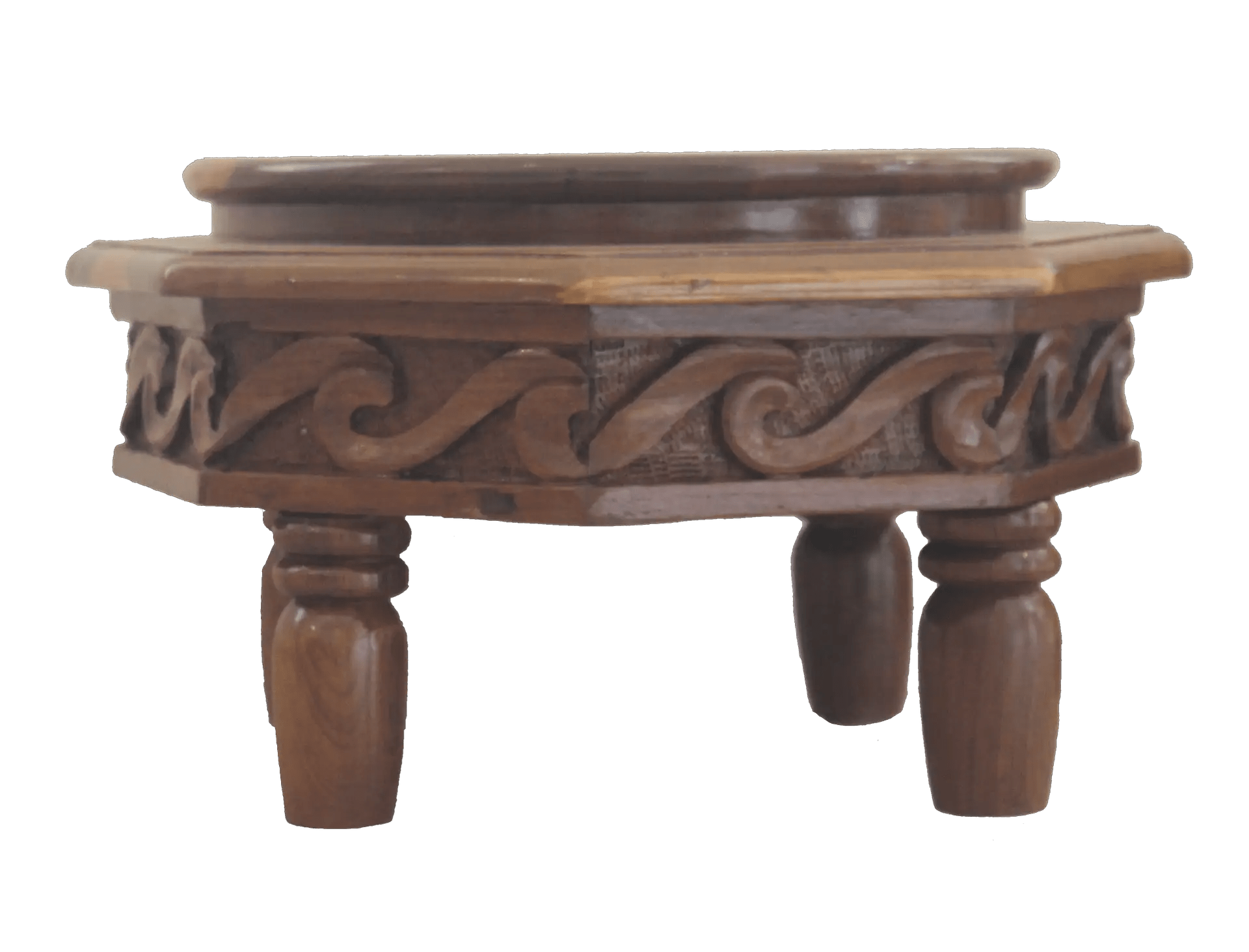 Wooden Ottoman Stool