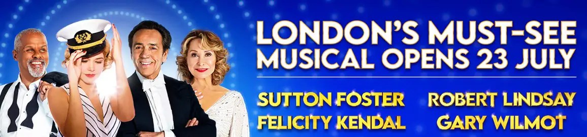 Anything Goes London West End Tickets On Sale! Barbican Theatre