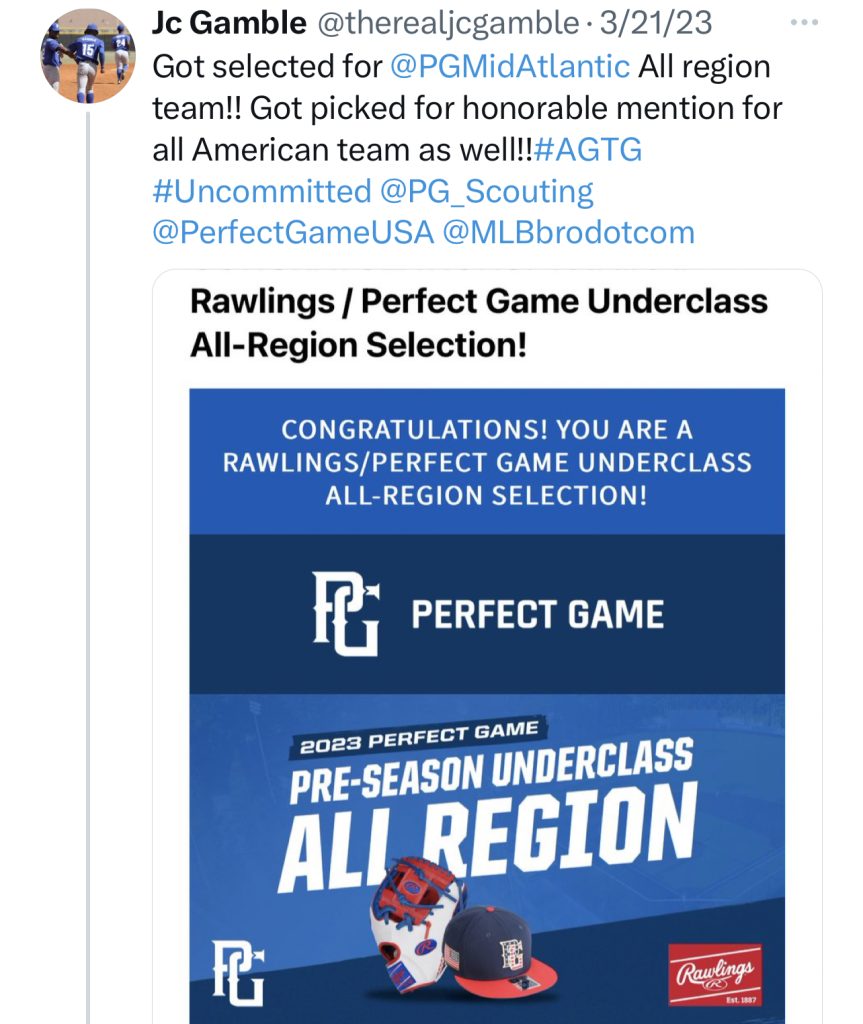 Diamond In The Rough Get To Know JC Gamble, One Of The Best Baseball