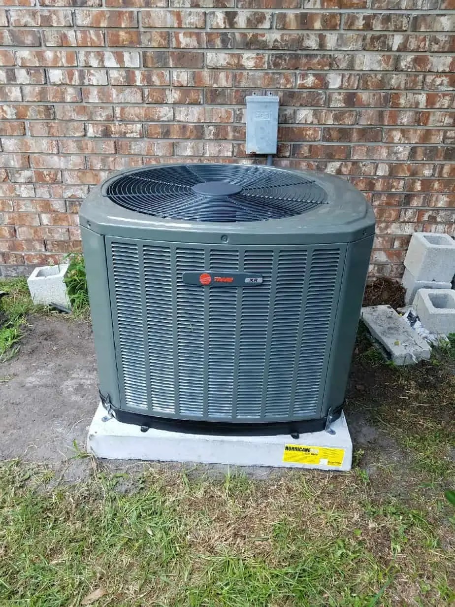 Installed Trane 5.0 Ton 16 SEER Heat Pump Split System 4TWR6060H1