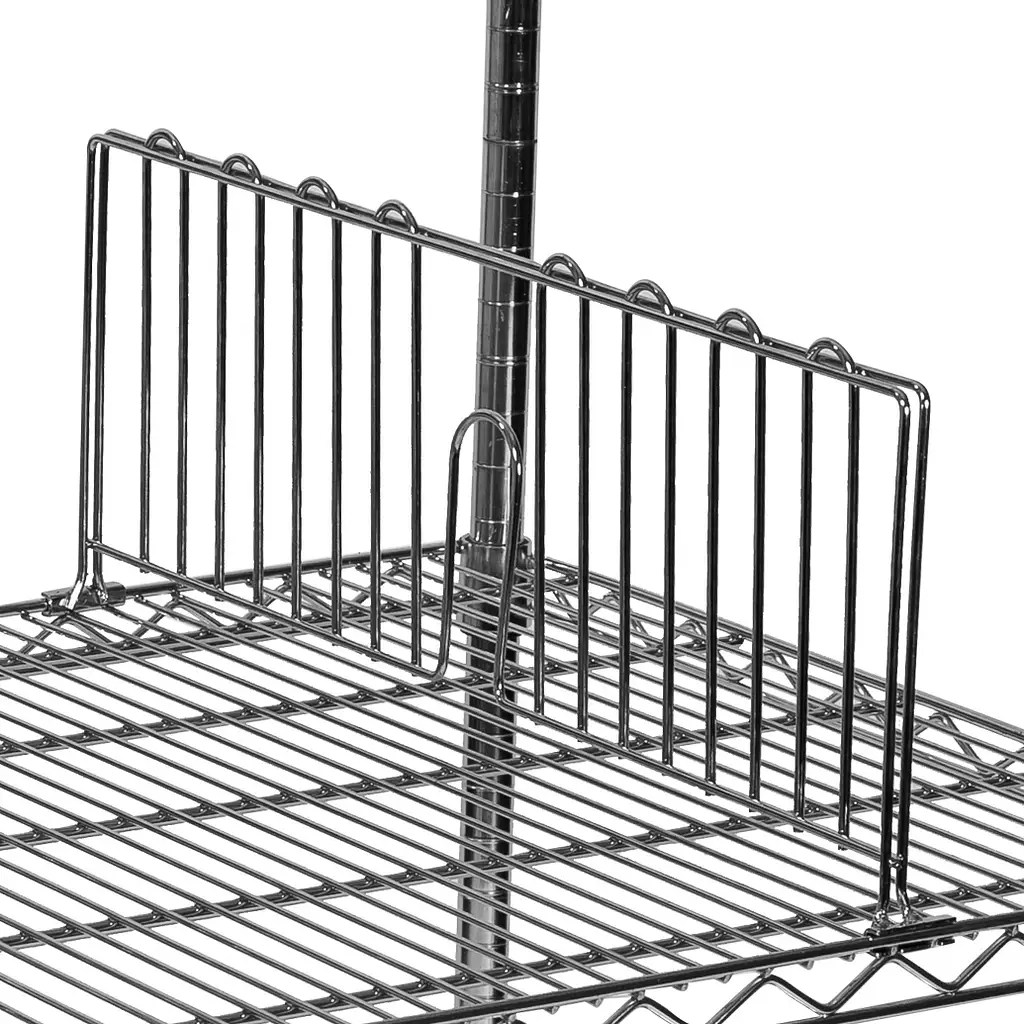 Chrome Wire Shelving Divider, 457mm long Brayco Commercial Pty Ltd