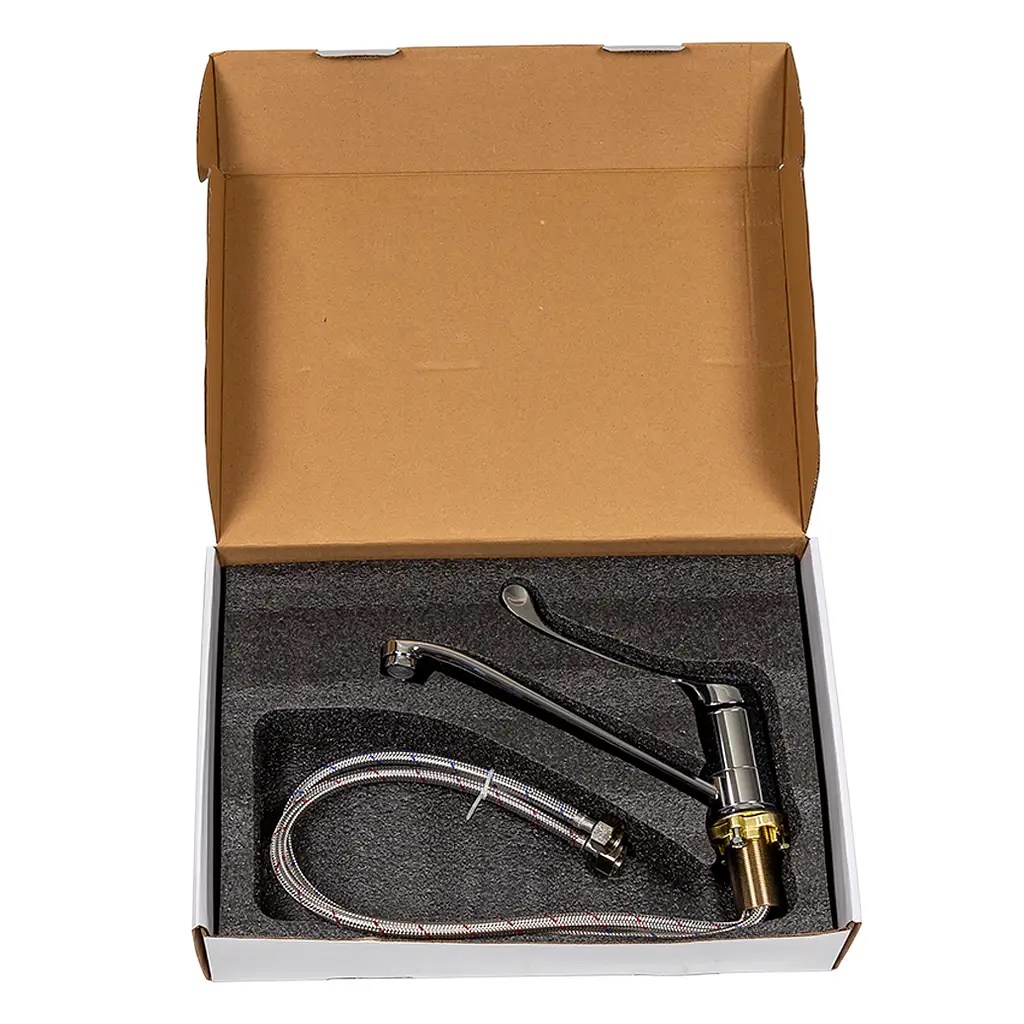 Axil Hands Free Long Spout Basin Mixer Tap Brayco Commercial Pty Ltd