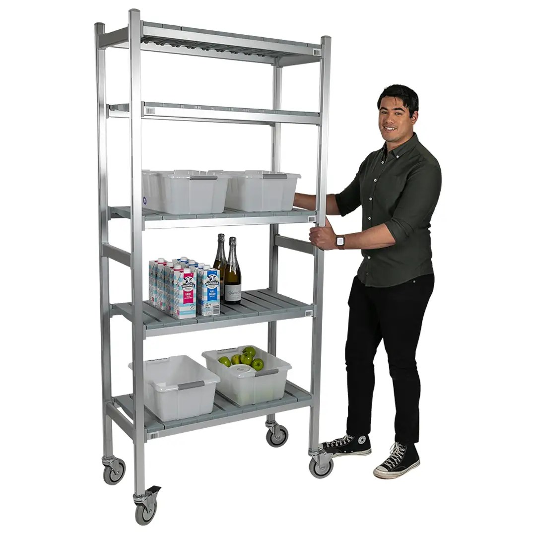 Complete Bay for 925 x 450 deep x 2000mm high Premium Coolroom Shelving