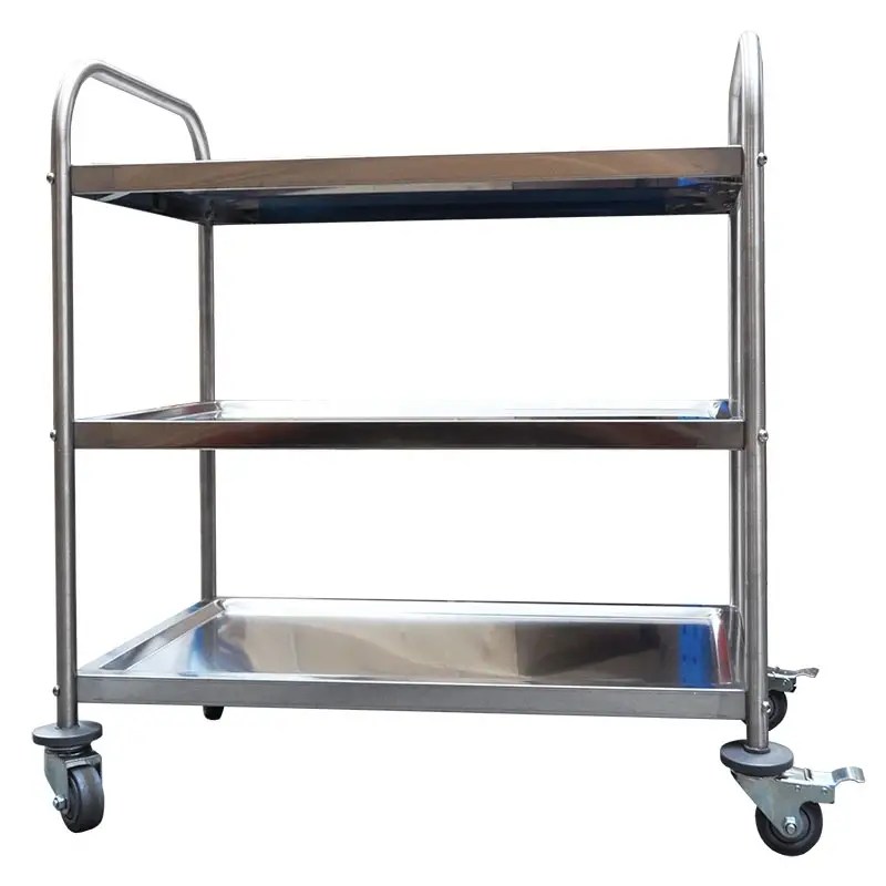 Stainless Steel Trolleys, Commercial Kitchen Metal Trolley