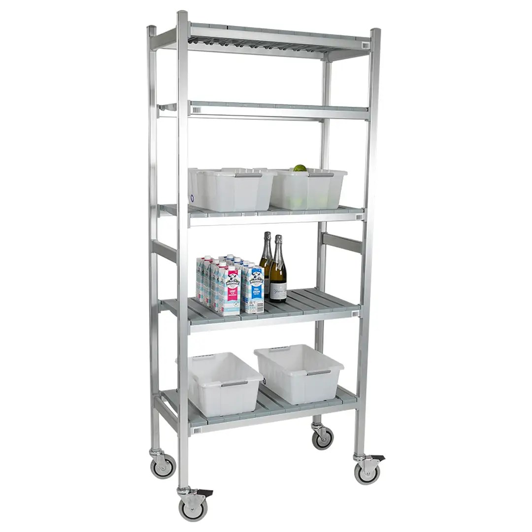 Set of 4 Castors For Premium Shelving Units Brayco Commercial Pty Ltd