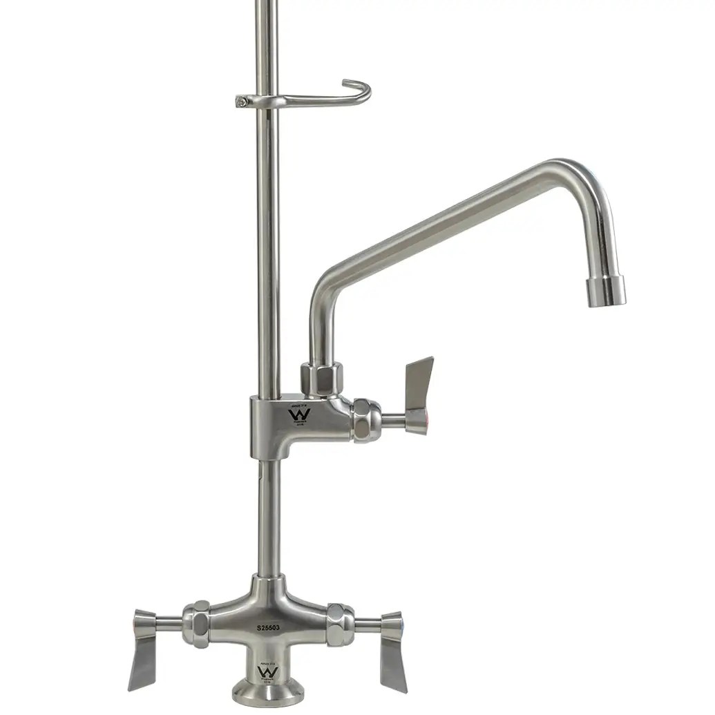 Pre Rinse Unit With Pot Filler Tap, Variable Trigger Brayco