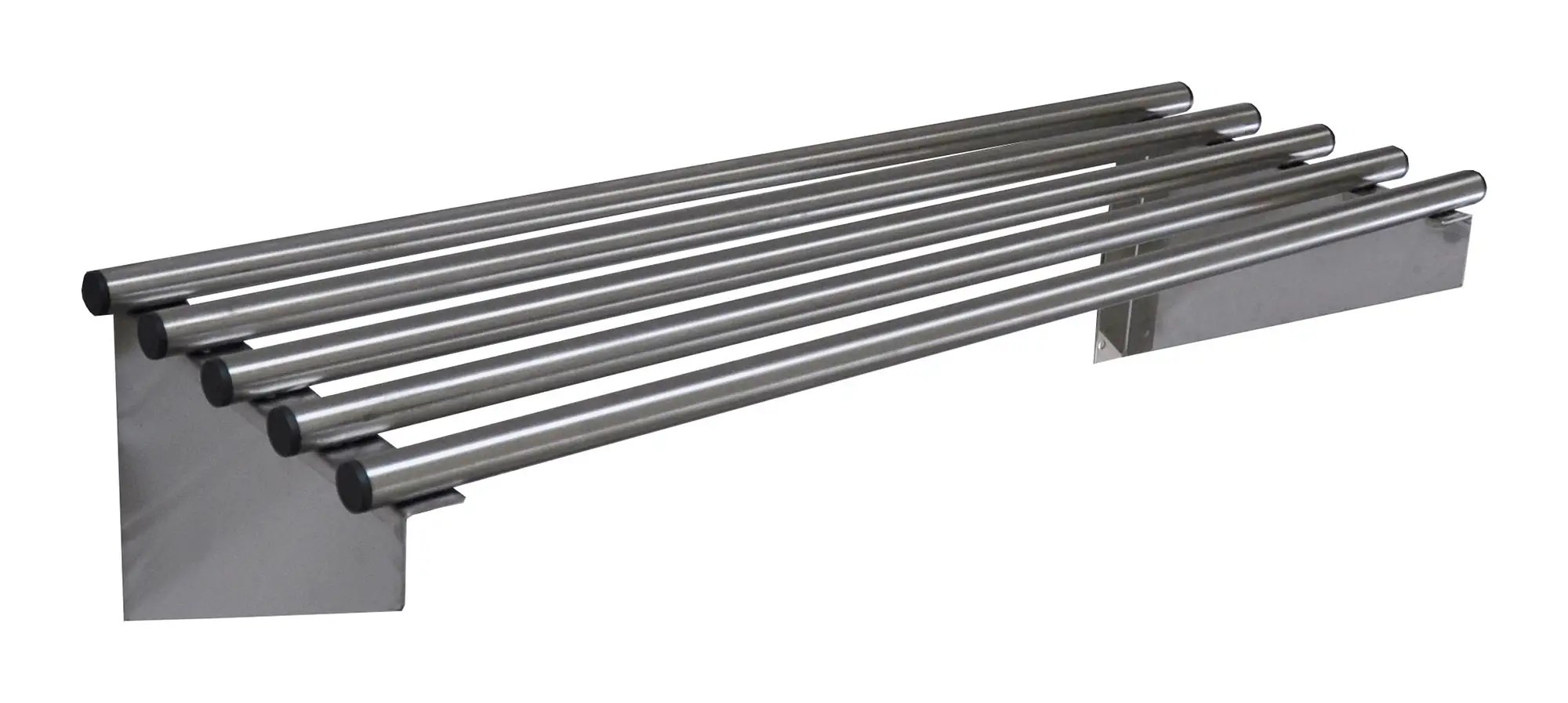 Stainless Steel Pipe Wall Shelf, 900 X 300mm deep Brayco Commercial