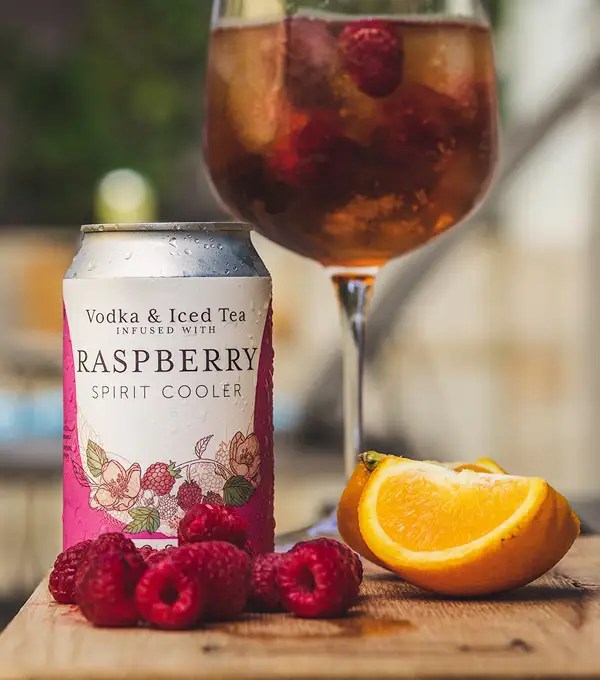 Vodka Iced Tea Raspberry 330ml 12Pack • Shackleton Brewing Company