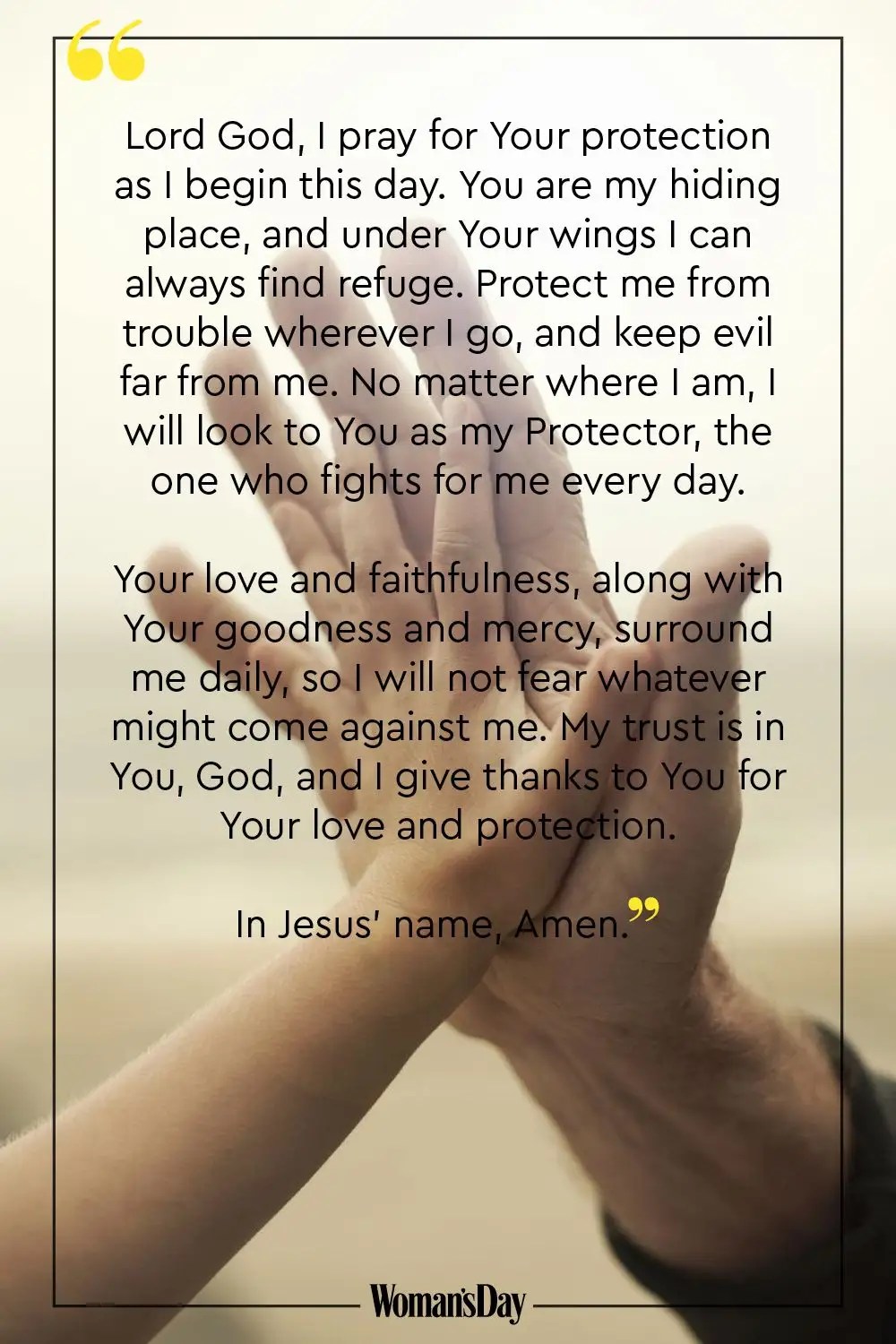 Jesus Christ Prayer For Protection