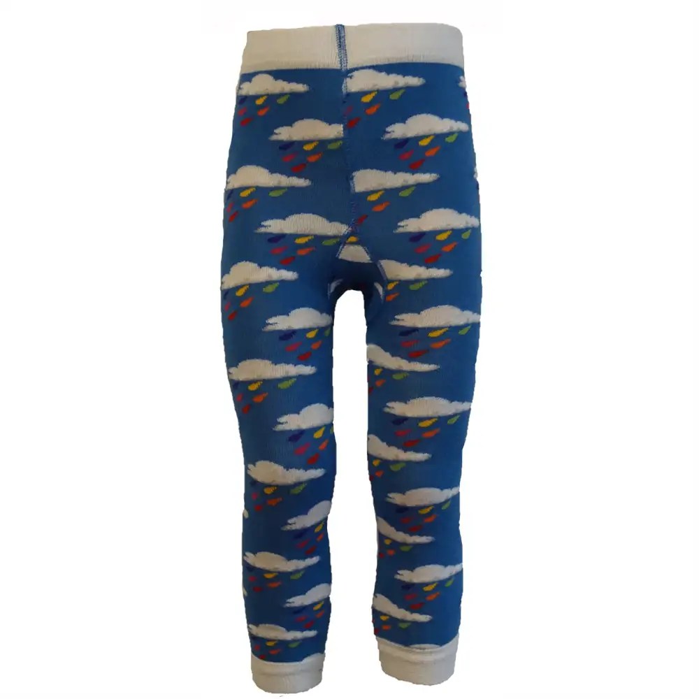 Slugs and Snails thick organic cotton rainbow drop footless tights