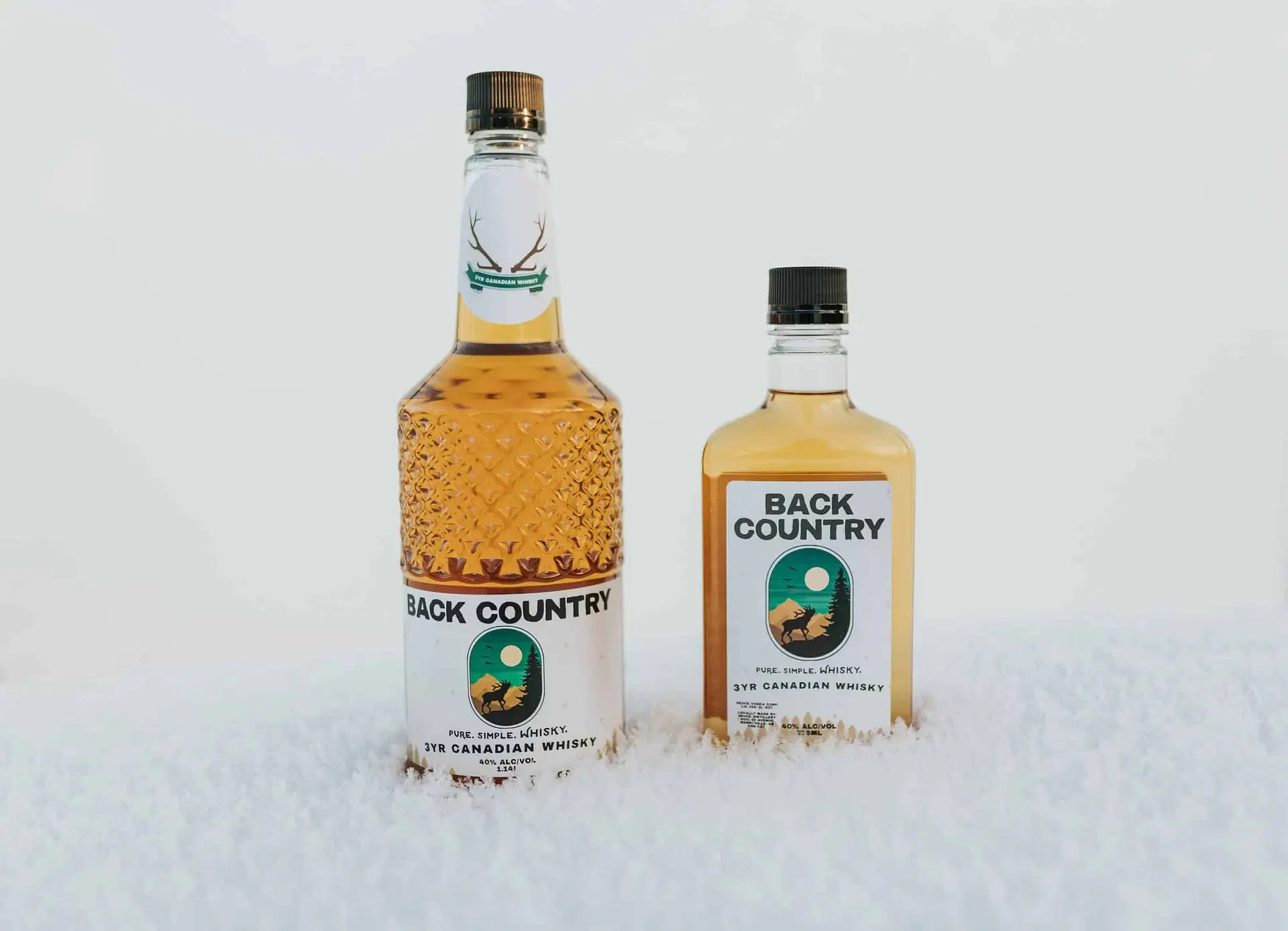 Back Country Spirits Pure Simple Vodka and Whisky