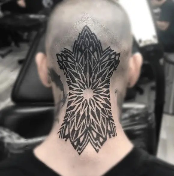 💉💉 black work geometric patten 💉💉 Juan Insecta TATTOO