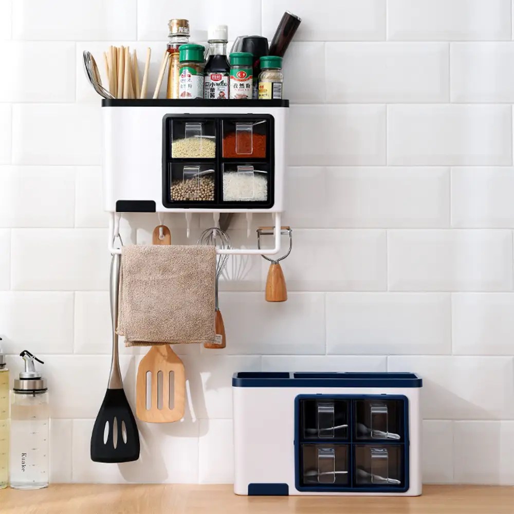 Wall Mounted Kitchen Storage Rack by kitchengadgets.ie