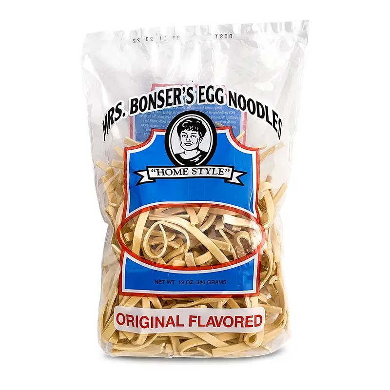 Flavored Homestyle Egg Noodles Mrs. Bonsers Egg Noodles
