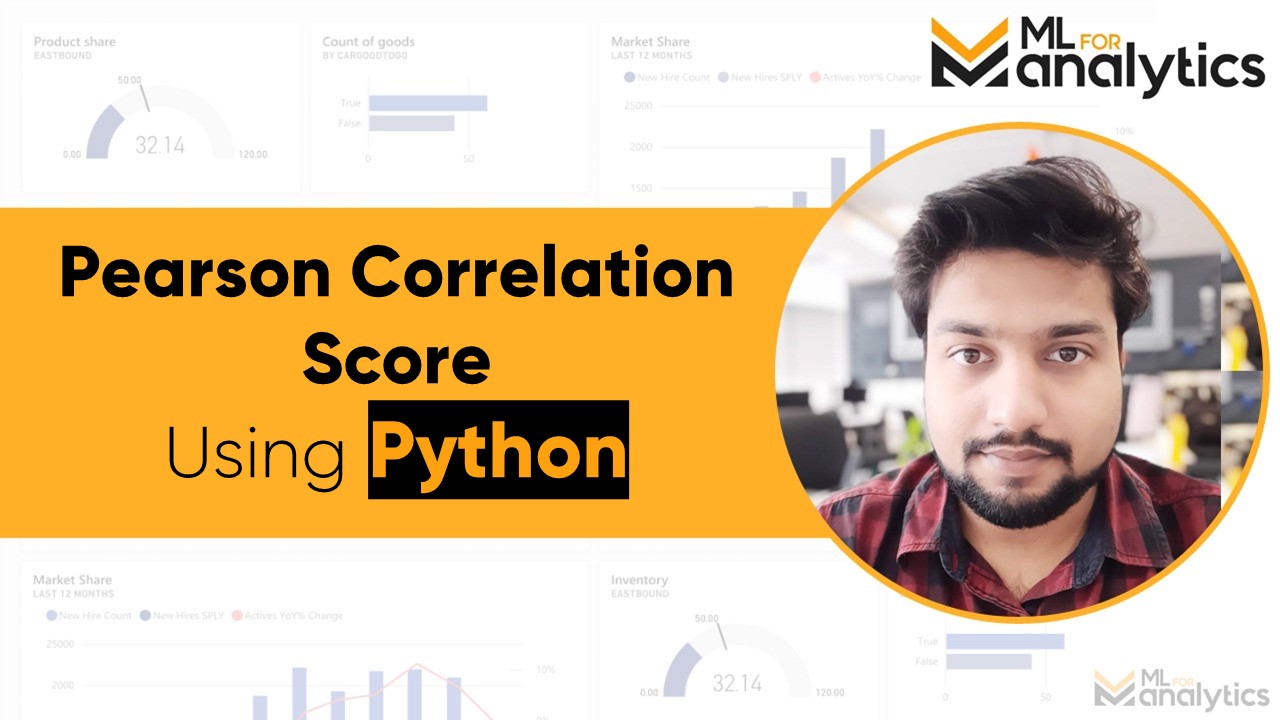 Pearson Correlation Score Machine Learning For Analytics