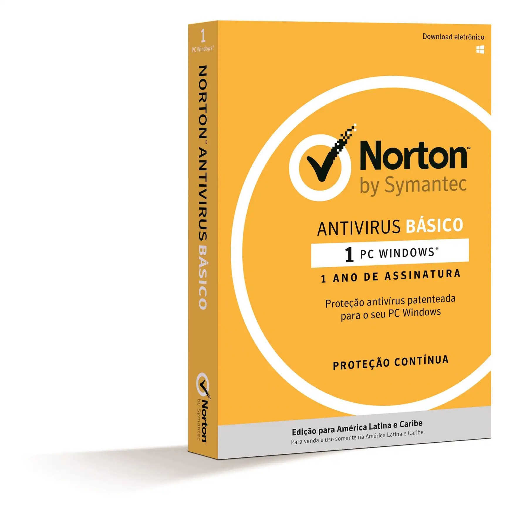 Norton Antivírus Básico 1 Dispositivo Proteção patenteada para seu PC