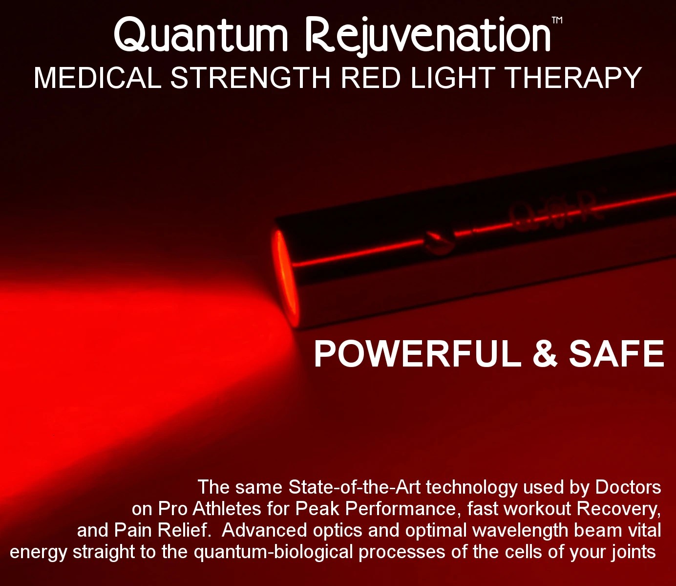 QR1 Red Light Therapy Unit Quantum Rejuvenation