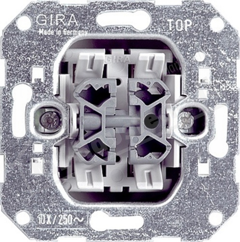 Gira 010800 DoppelWechselschalterEinsatz