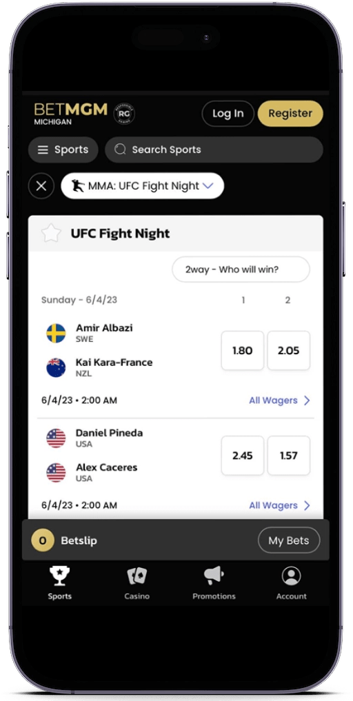 The Best MMA Betting Sites & Apps Top MI Sportsbooks