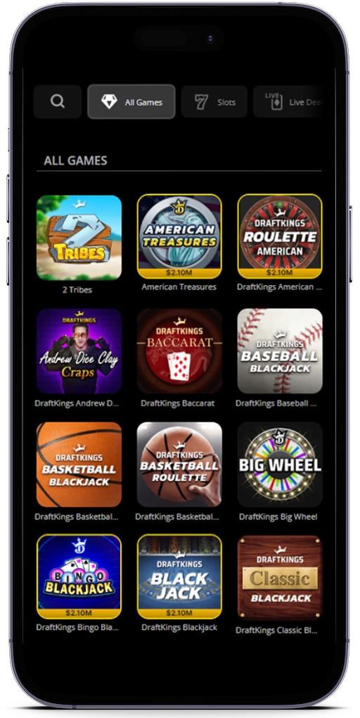 DraftKings Casino review Play 5, Get 50 in Casino Credits