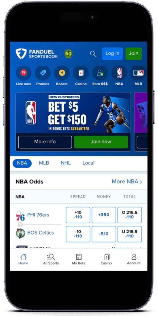 FanDuel Sportsbook Michigan Bet 5, Get 200 in Bonus Bets
