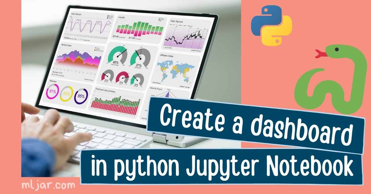 How to create a dashboard in Python with Jupyter Notebook? MLJAR