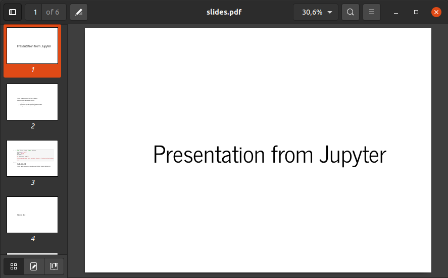The 2 ways to convert Jupyter Notebook Presentation to PDF slides MLJAR