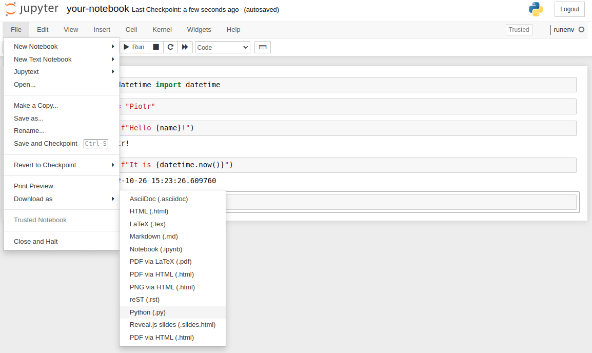 The 4 ways to run Jupyter Notebook in command line MLJAR